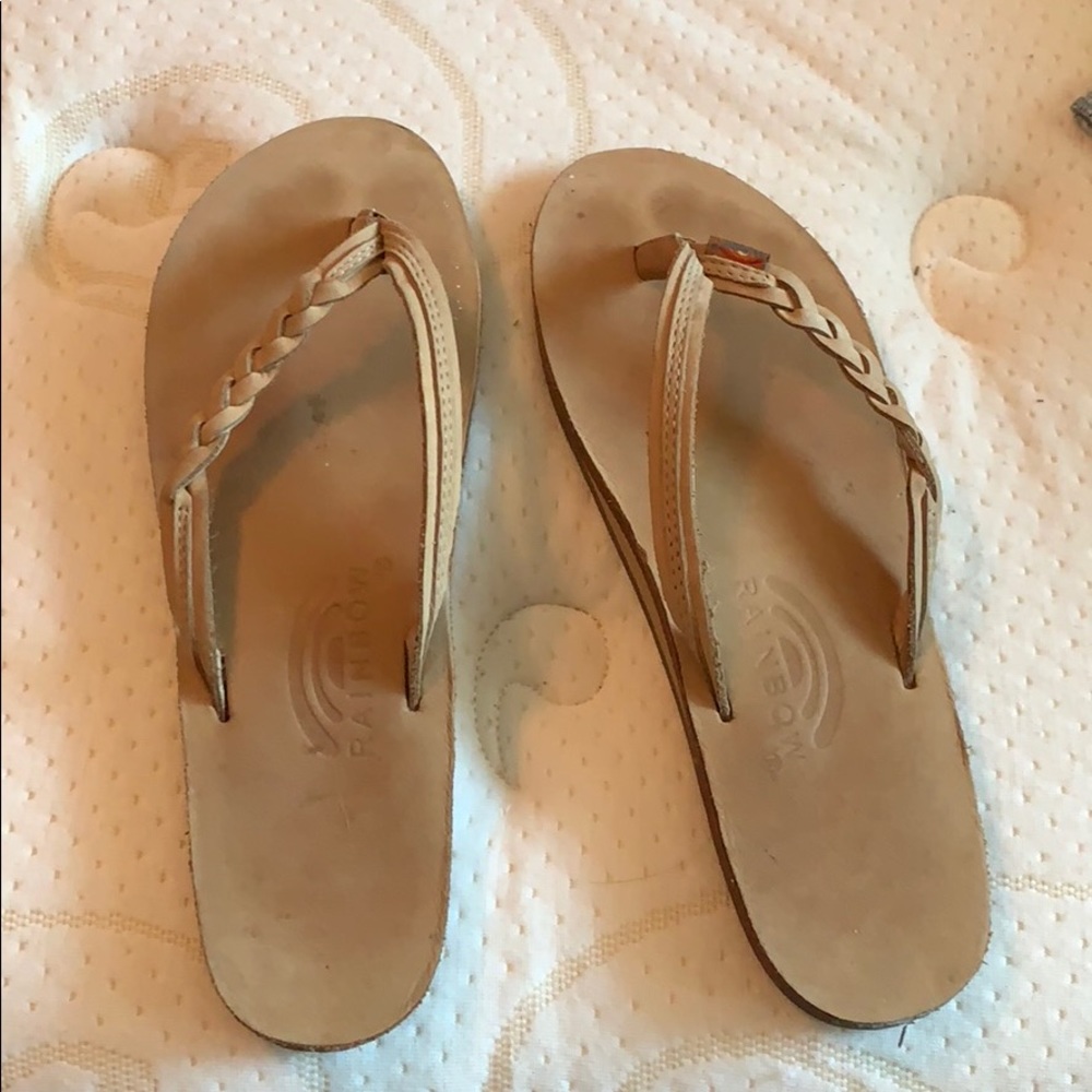 Slightly used flip flops